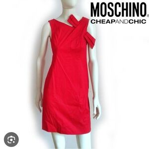 Moschino cheap and chic red dress